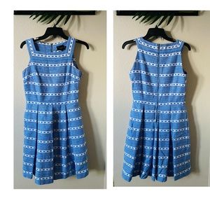 Blue and white dress 💙